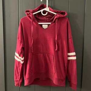 American Eagle Ahh-Mazingly Soft Raw Edge Hoodie, size small.